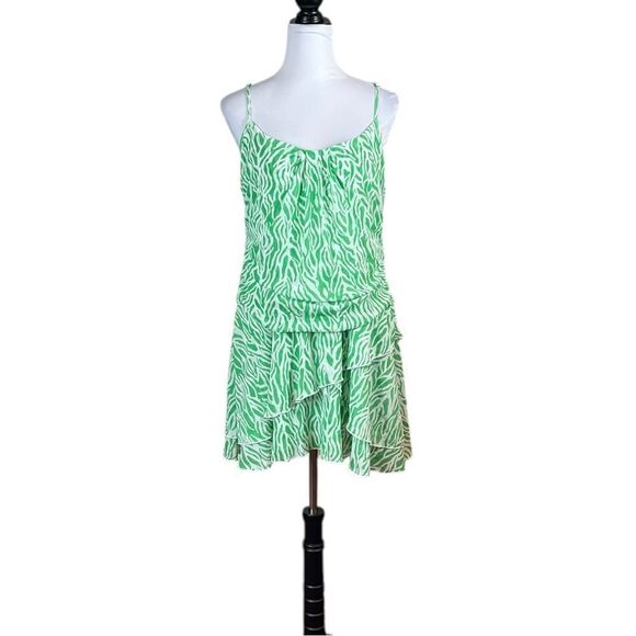 Diane Von Furstenberg DVF for Target Strappy Sea Twig Green Dress, Size XL, NWT - Picture 4 of 10